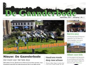 Bestel de allereerste Gaanderbode. Collectors item: maar 3 beschikbaar!